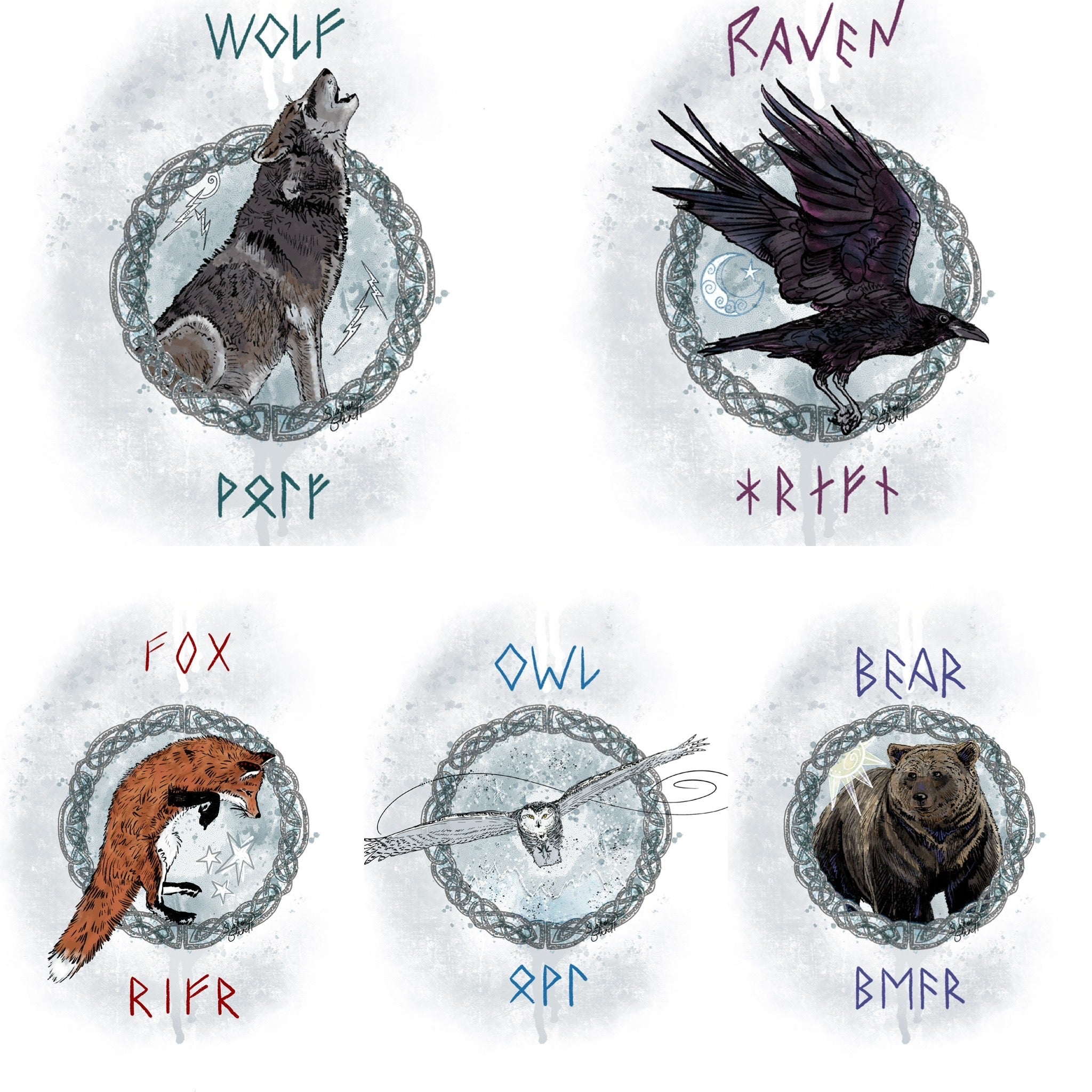 Nordic Animal Symbols