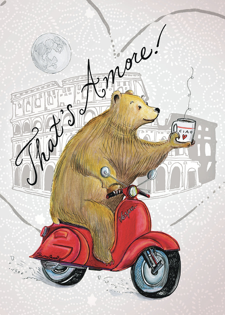 Traveling Bear That's Amore