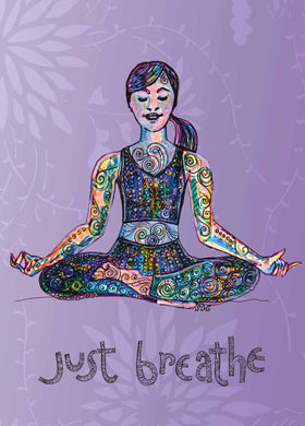 Just Breathe Yoga Girl