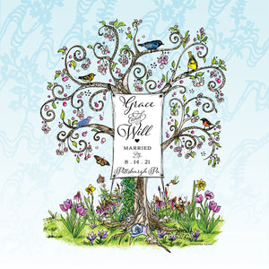 Tree of Life for Wedding or New Baby CUSTOM