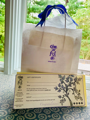 Gift Certificate from Give A Fig