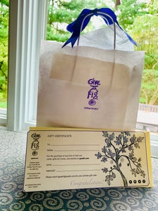 Gift Certificate from Give A Fig